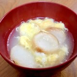 お麩と卵のふわふわ中華スープ